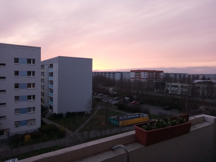 Sonnenuntergang in Grünau
