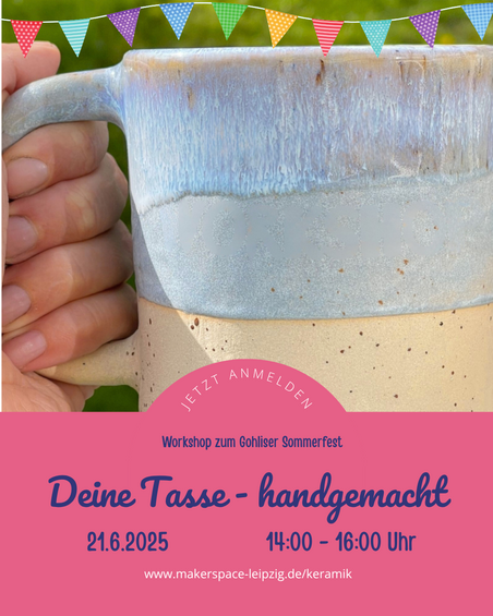 Bild zu: Deine eigene Tasse – handgemacht! - Bildvergrößerung