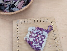 tawashi Schwämme weben