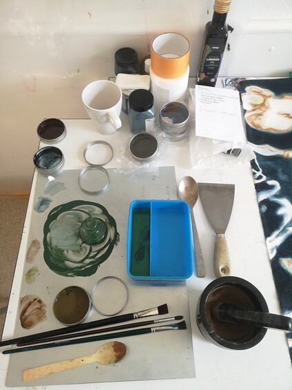 Bild zu: THE ORGANIC PAINTER - Malen mit Naturfarben - Bildvergrößerung