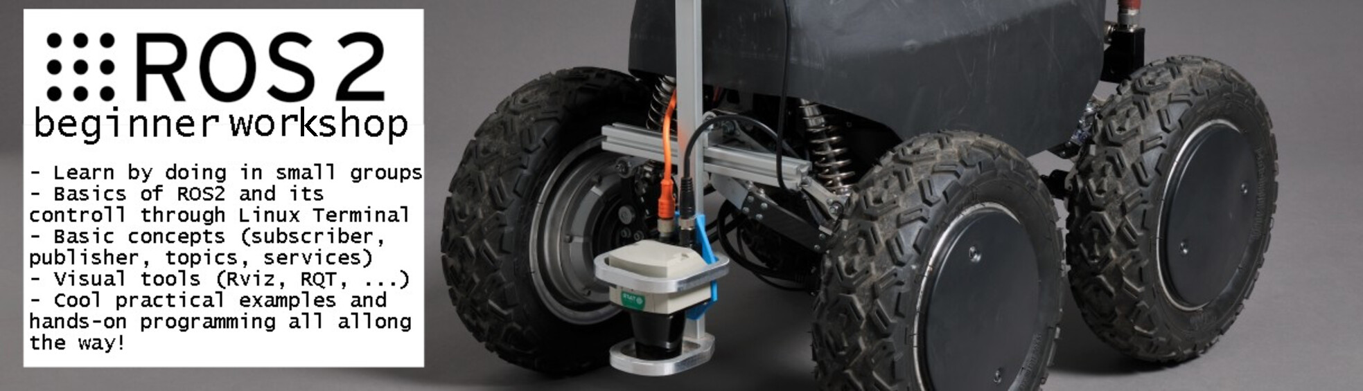Bild zu: FOSS robotics beginner workshop (ROS2) - Bildvergrößerung